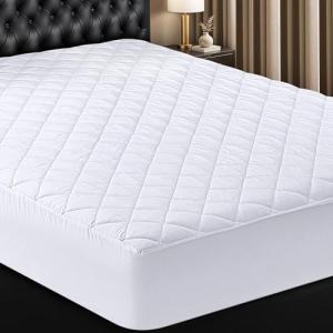 Quilted Queen Mattress Pad Cover by Utopia Bedding