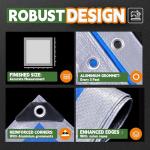 RAINDEWAY Waterproof Multi-Purpose Tarp 2.4 x 3m