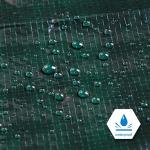 Waterproof Green Tarp - 8x10 Feet, 8 Mil Thick