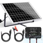 ECO-WORTHY 25W Solar Battery Charger Kit