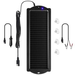 Sunway 12V Solar Car Battery Charger & Maintainer