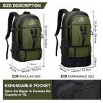 Expandable 40+5L Hiking Backpack for Men & Women