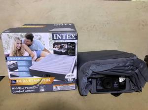 Intex Mid Rise Queen Air Bed with Pump