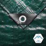 Waterproof Green Tarp - 8x10 Feet, 8 Mil Thick