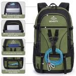 Expandable 40+5L Hiking Backpack for Men & Women