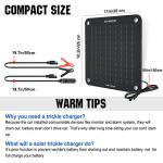ECO-WORTHY 10W 12V Waterproof Solar Battery Charger
