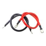 2 AWG Pure Copper Battery Inverter Cable Set