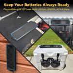 Portable Solar Battery Charger 12V for Camping