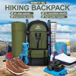 Expandable 40+5L Hiking Backpack for Men & Women