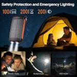 Solar Power Bank 20000mAh for Camping and Hiking