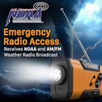 FosPower Emergency Weather Radio with Power Bank