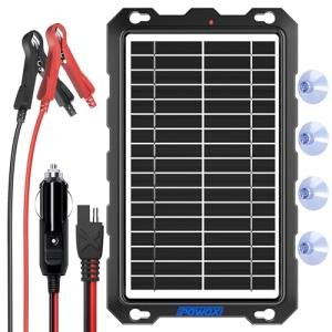 Portable 12V Solar Battery Charger for All Vehicles