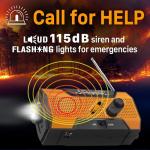 FosPower Emergency Weather Radio with Power Bank