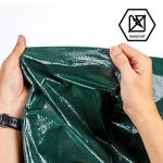 Waterproof Green Tarp - 8x10 Feet, 8 Mil Thick