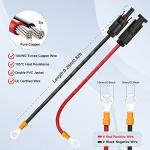 ELECTOP 10AWG Solar Panel Connector Cable Set