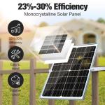 25W Solar Battery Charger Kit for All Vehicles