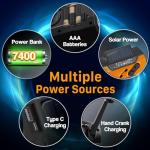 FosPower Emergency Weather Radio with Power Bank