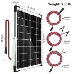 25W Solar Battery Charger Kit for All Vehicles