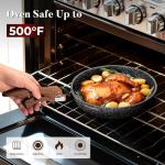 Camping Induction Cookware Set with Removable Handles