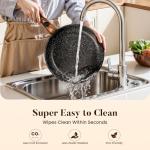 Camping Induction Cookware Set with Removable Handles