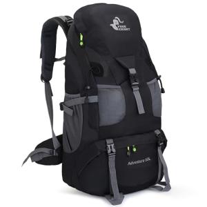 Bseash 50L Waterproof Hiking Backpack for Camping