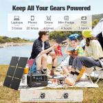 230 Wh Solar Generator for Camping with 40W Panels