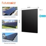 890W Bifacial Solar Panel Kit for Off-Grid Use