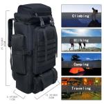 80L Waterproof Tactical Camping Backpack for All