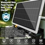 12V Waterproof Solar Battery Charger for Vehicles