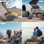 230 Wh Solar Generator for Camping with 40W Panels
