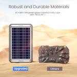 POWOXI 12W Solar Battery Charger for Vehicles