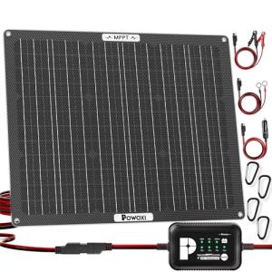 50W Solar Battery Charger for RVs and Boats