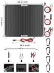 50W Solar Battery Charger for RVs and Boats
