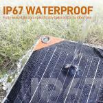 12V 20W Waterproof Solar Battery Charger Kit