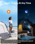 Portable Power Station and 80W Solar Panel