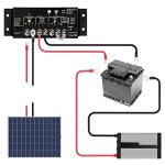 10 Gauge Solar Battery Cables with Ring Terminals