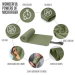 4-Pack Quick Dry Microfiber Towels for Camping