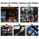 10 Gauge Solar Battery Cables with Ring Terminals