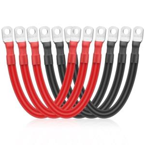 Linkstyle 6PCS 2 AWG Auto Battery Cables