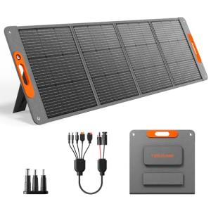 200W Portable Solar Panel for Outdoor Charging