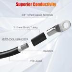 Linkstyle 6PCS 2 AWG Auto Battery Cables