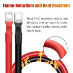 Linkstyle 6PCS 2 AWG Auto Battery Cables