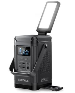 GRECELL 240W Portable Solar Power Station