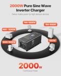 VEVOR 2000W Pure Sine Wave Inverter Charger