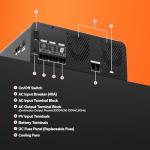 LiTime 24V 3000W Solar Inverter Charger with MPPT