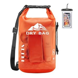 HEETA Waterproof Dry Bag with Phone Case, 5L