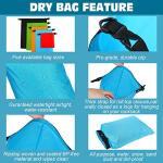 Leifide Ultralight Waterproof Dry Bags - 10 Pack