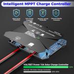 50W Solar Panel Kit with MPPT Charge Controller