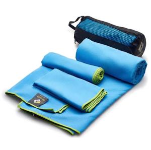 OlimpiaFit Microfiber Towel Set - Quick Dry, Compact