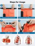 HEETA Waterproof Dry Bag with Phone Case, 5L